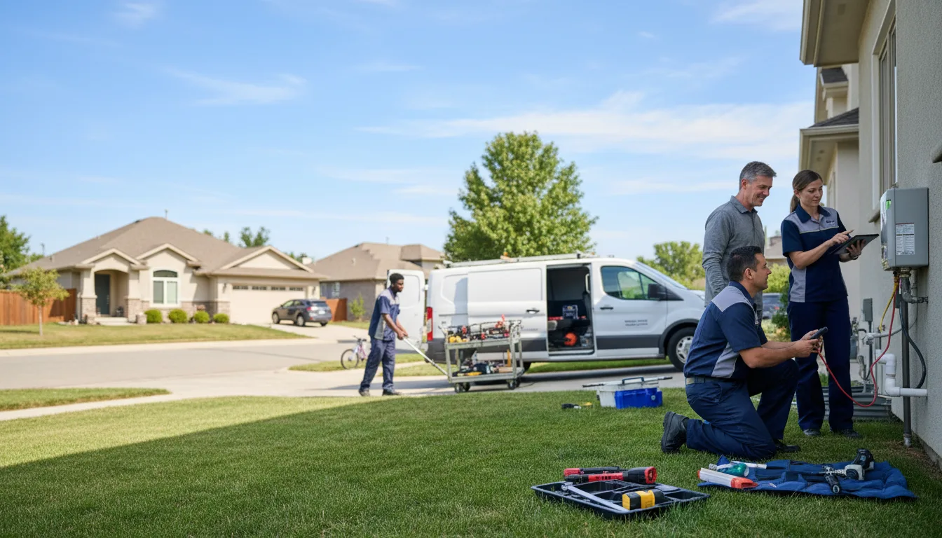 Tankless water heater service in Selma, IA